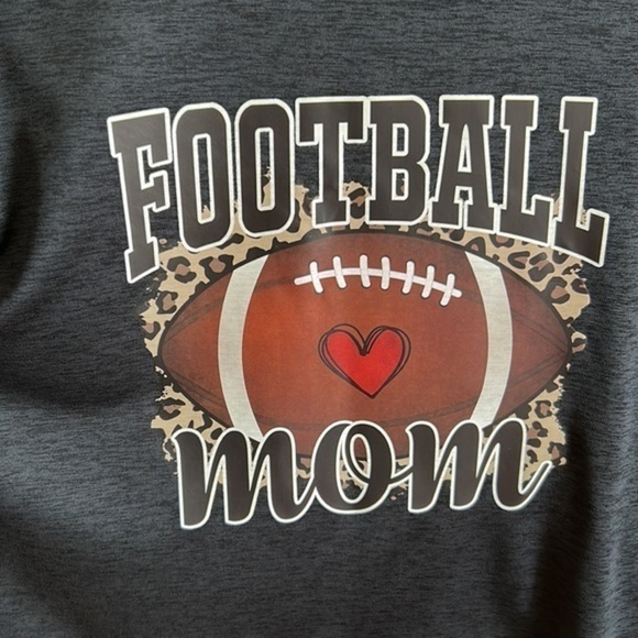 Football Mom Dri Fit Crop Top | SIZE L - Picture 3 of 3